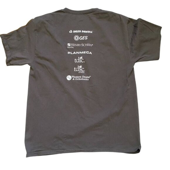 Hanes CDA California Dental Association Cares T-Shirt Sz Med San Bernardino 2019 - Picture 3 of 7